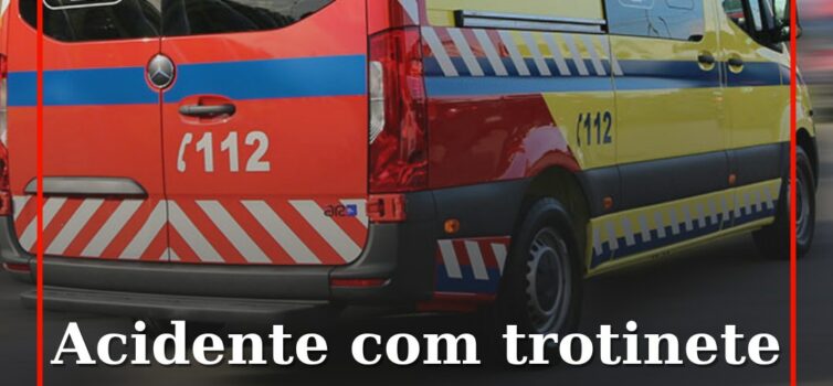 Acidente com trotinete em Castelo Branco faz um ferido