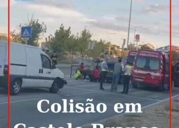 Acidente em Castelo Branco origina dois feridos