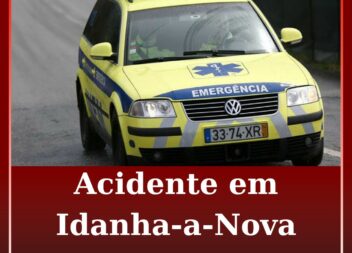 Acidente em Idanha-a-Nova faz um ferido