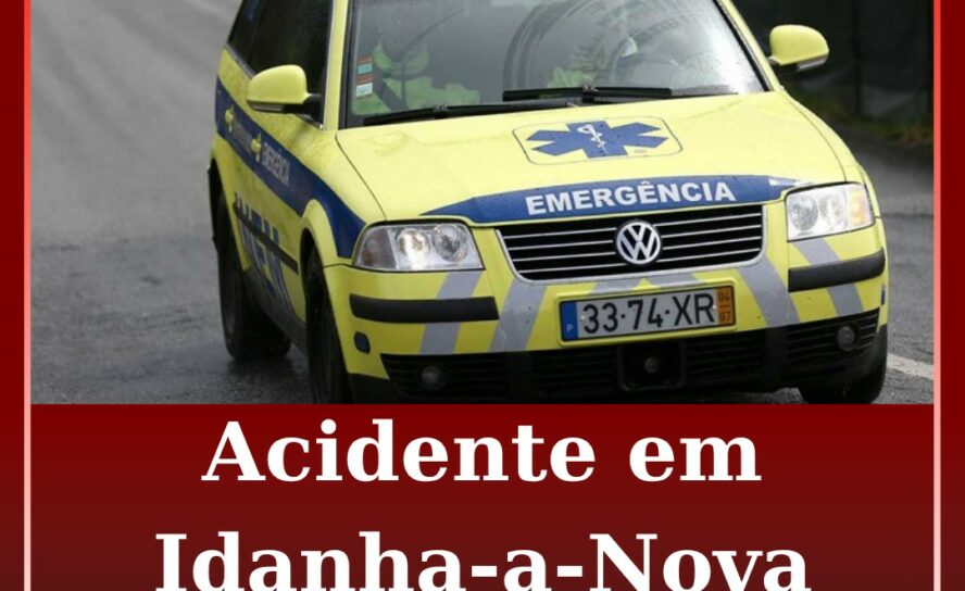 Acidente em Idanha-a-Nova faz um ferido