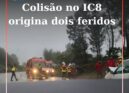 Acidente no IC8 provoca três feridos