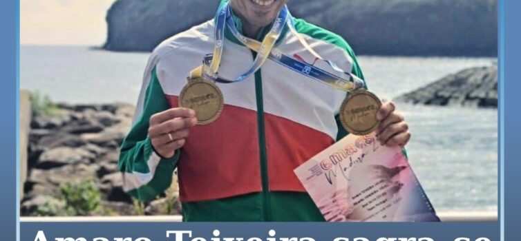 Amaro Teixeira sagra-se campeão europeu de masters nos 10.000 metros de marcha
