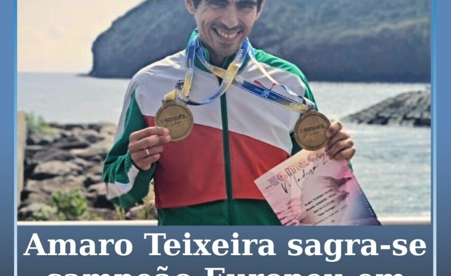 Amaro Teixeira sagra-se campeão europeu de masters nos 10.000 metros de marcha