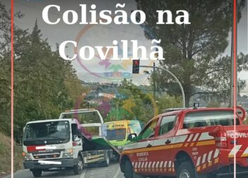 Ambulância colide com ligeiro na Covilhã