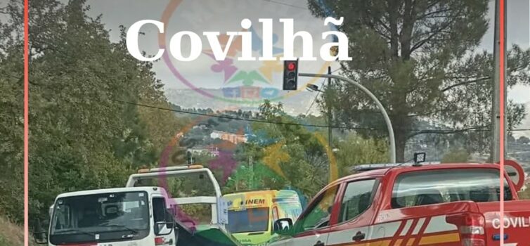 Ambulância colide com ligeiro na Covilhã