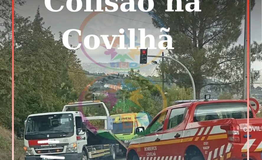 Ambulância colide com ligeiro na Covilhã