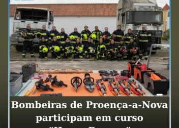 Bombeiras de Proença-a-Nova Participam em Curso “Heavy Rescue – Pink Rescue”