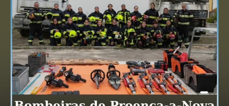 Bombeiras de Proença-a-Nova Participam em Curso “Heavy Rescue – Pink Rescue”