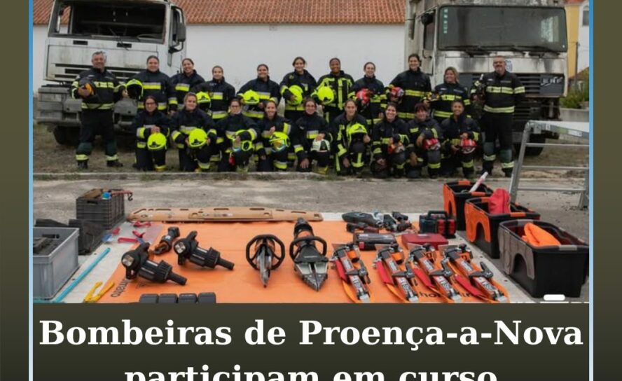 Bombeiras de Proença-a-Nova Participam em Curso “Heavy Rescue – Pink Rescue”