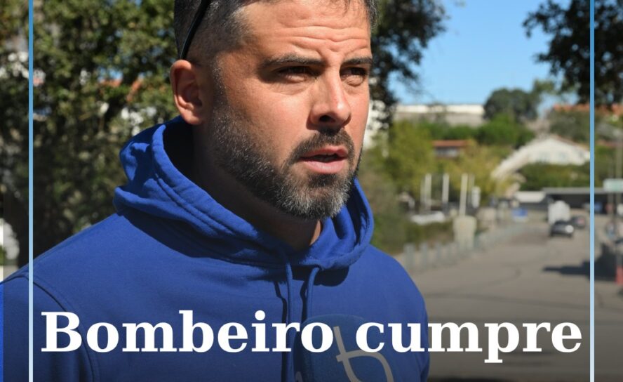 Bombeiro cumpre promessa