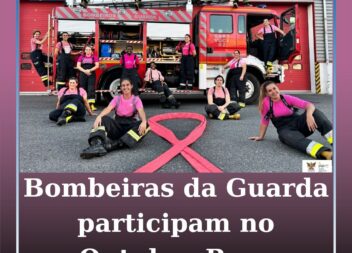 Bombeiros Voluntários da Guarda participam no Outubro Rosa