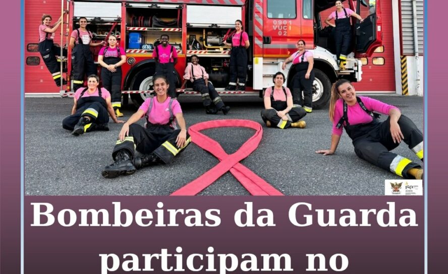 Bombeiros Voluntários da Guarda participam no Outubro Rosa