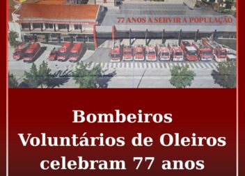 Bombeiros Voluntários de Oleiros comemoram 77 anos de dedicação à comunidade