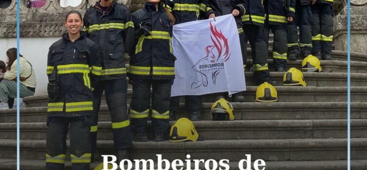 Bombeiros Voluntários de Proença-a-Nova no Escadório da Humanidade