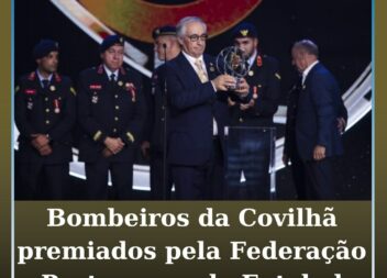Bombeiros da Covilhã premiados pela Federação Portuguesa de Futebol