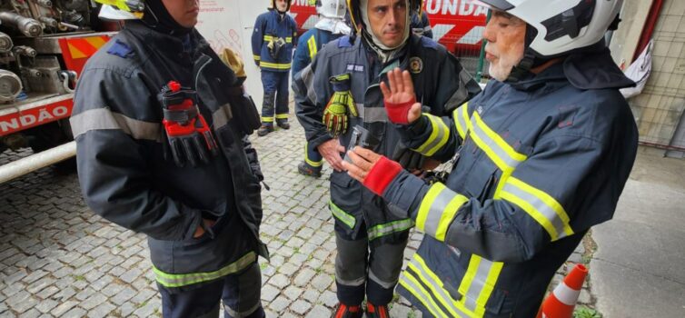 Bombeiros do Fundão realizam formação em acidentes com matérias perigosas