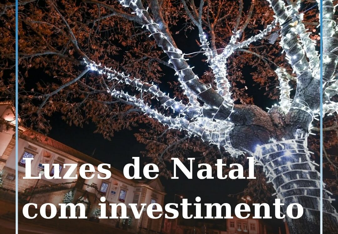 Castelo Branco investe 74.500 euros na iluminação de Natal para dinamizar o comé
