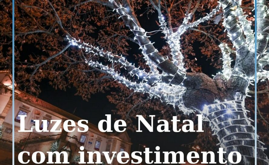 Castelo Branco investe 74.500 euros na iluminação de Natal para dinamizar o comé