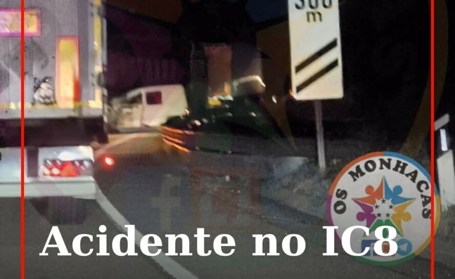 Colisão no IC8 provoca um ferido e condiciona trânsito