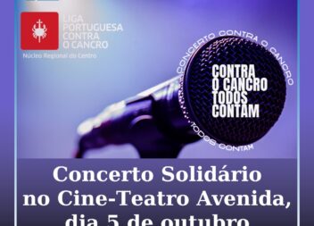 Concerto Solidário no Cine-Teatro Avenida, dia 5 de outubro