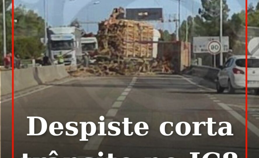 Despiste corta trânsito no IC8
