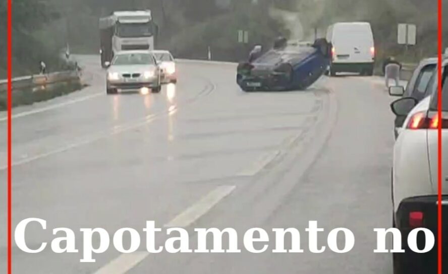 Despiste de automóvel no IC8 faz um ferido