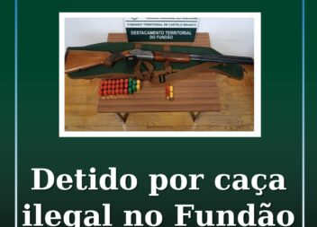 Detido por caça ilegal no Fundão