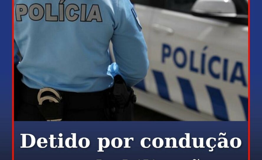Detido por condução sem habilitação