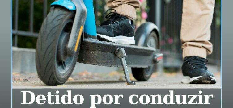 Detido por conduzir trotinete elétrica sem carta