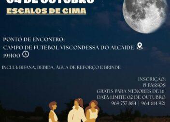 Dia 4 de outubro, vem connosco ao Passeio Noturno – Caminhos de São Pedro, em Es