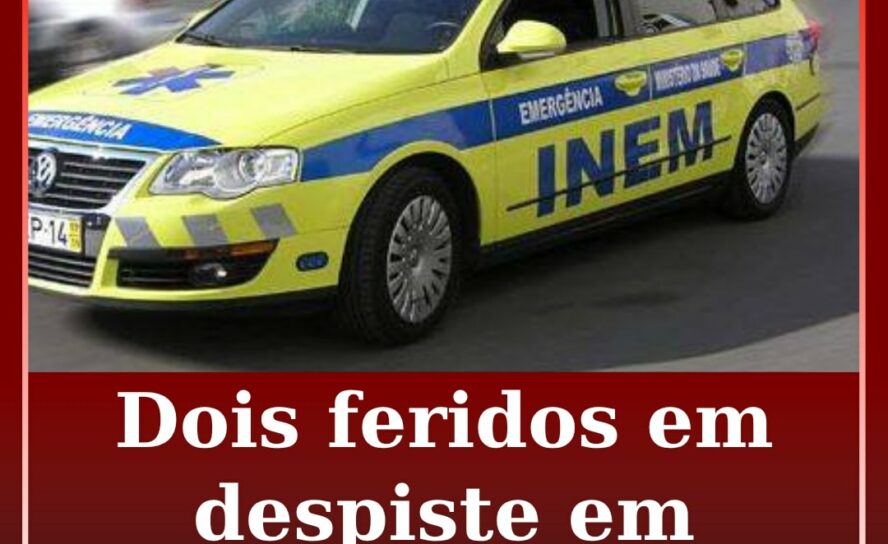 Duas pessoas ficaram feridas, desconhecendo-se a gravidade das mesmas