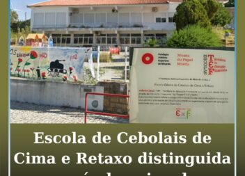 Escola Básica de Cebolais de Cima e Retaxo distinguida por promover literacia fi