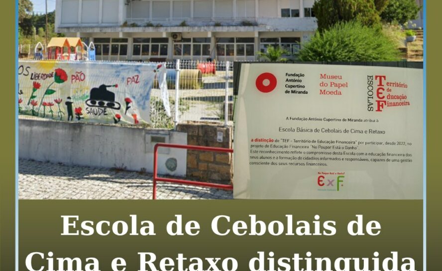 Escola Básica de Cebolais de Cima e Retaxo distinguida por promover literacia fi
