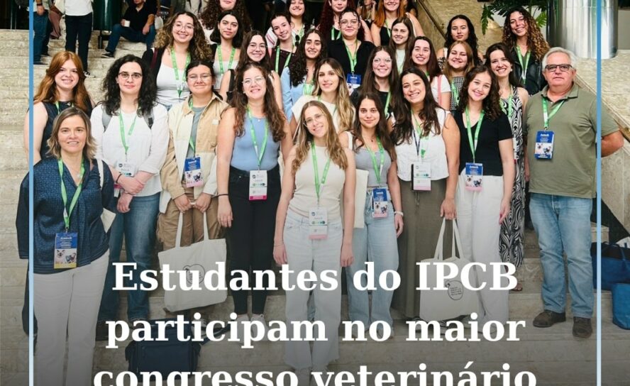 Estudantes de Enfermagem Veterinária do IPCB participam no maior congresso veter