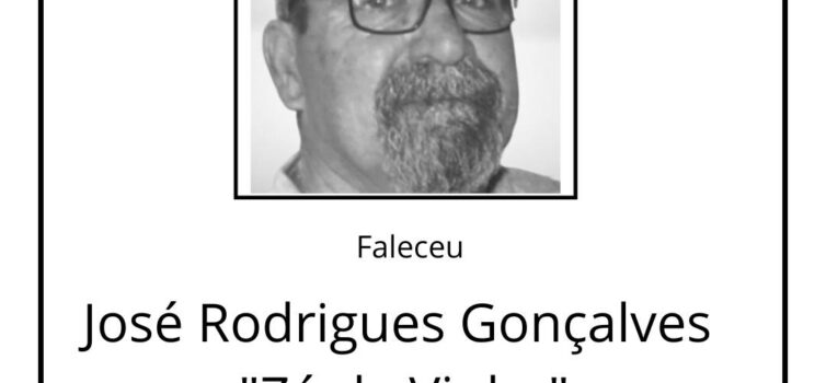Faleceu José Rodrigues Gonçalves "Zé da Vinha" de  72  anos, natural de Santo An