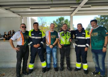 GNR de Castelo Branco participou na XVI Ruta Motera da Guardia Civil