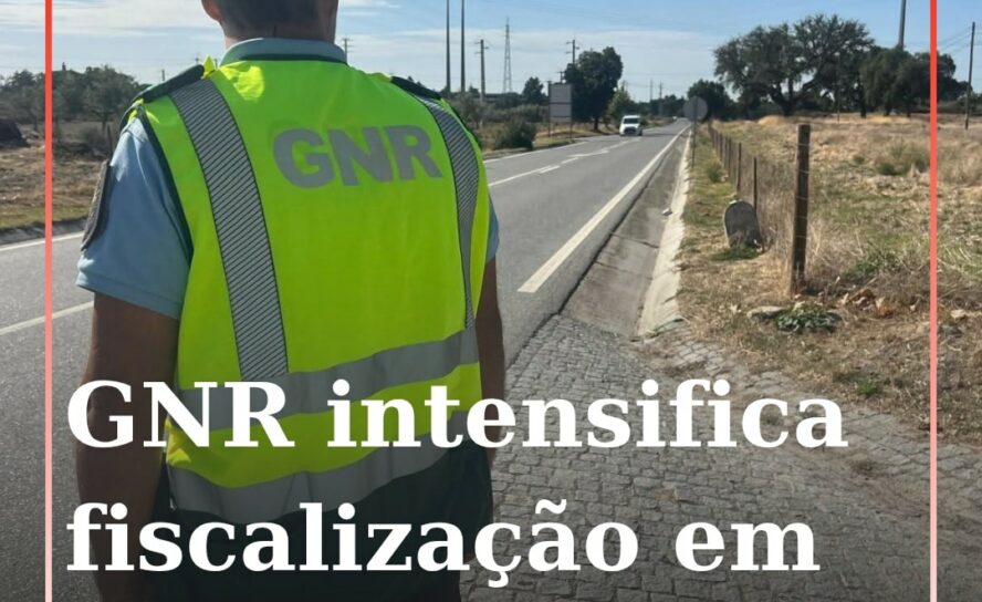 GNR intensifica ações de fiscalização rodoviária no distrito de Castelo Branco