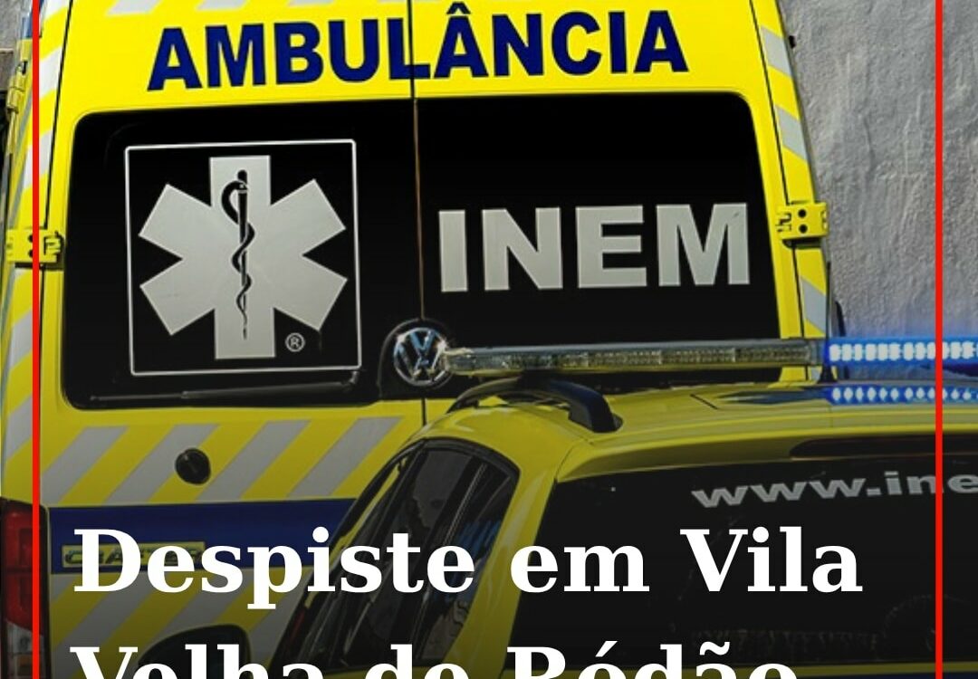 Homem ferido após despiste