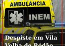Homem ferido após despiste