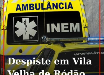 Homem ferido após despiste