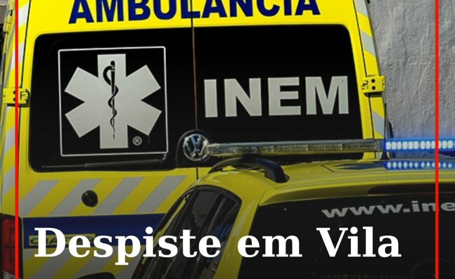 Homem ferido após despiste