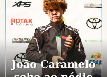 João Caramelo sobe ao pódio