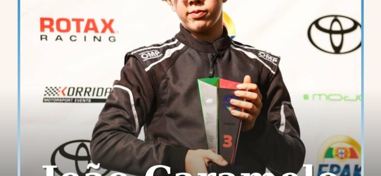 João Caramelo sobe ao pódio