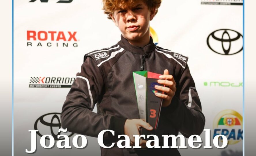 João Caramelo sobe ao pódio
