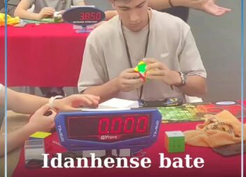 João Dinis bate recorde nacional de cubo mágico com tempo impressionante