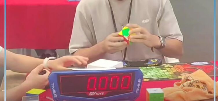 João Dinis bate recorde nacional de cubo mágico com tempo impressionante