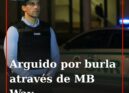 Jovem burlão constituído arguido