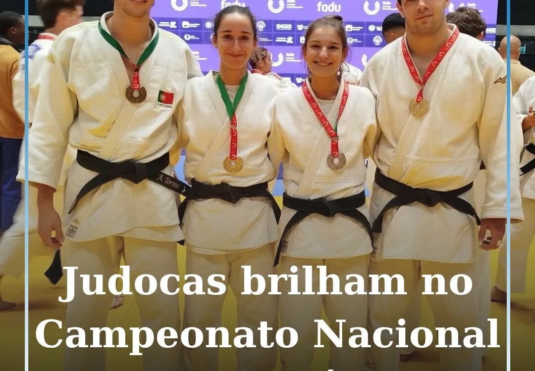 Judocas da Escola de Judo Ana Hormigo brilham no Campeonato Nacional Universitár