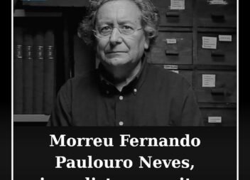 Morreu Fernando Paulouro Neves, jornalista e escritor