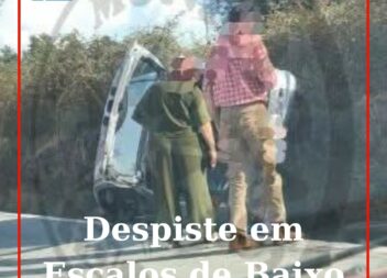 Mulher ferida após despiste